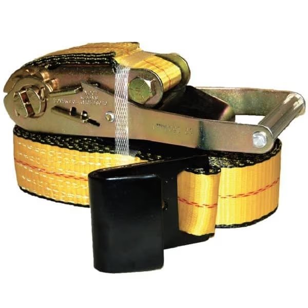 2" X 27’ MEDIUM WIDE HANDLE RATCHET STRAP W/FLAT HOOKS, Ancra Cargo, Mfr#: 556