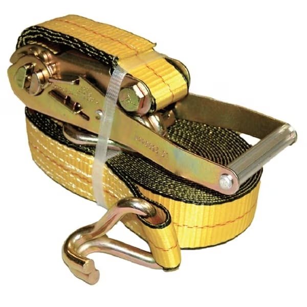 2-INCH BY 27-FOOT J-HOOK RATCHET STRAP, Ancra Cargo, Mfr#: 556-WHK