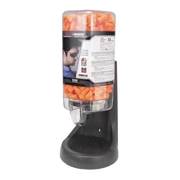 Ear Plugs Refillable Disp w/Deviator Plugs-500Pr, Radians, Mfr#: FPD-500L80