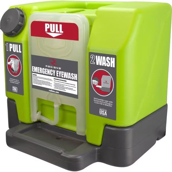 12 Gallon Emergency Eyewash Station, Radians, Mfr#: REW01112