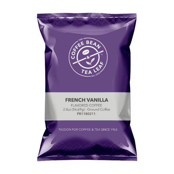 French Vanilla 2.0 oz Fraction Packs, PK18 PK, Coffee Bean & Tea Leaf, Mfr#: 012310