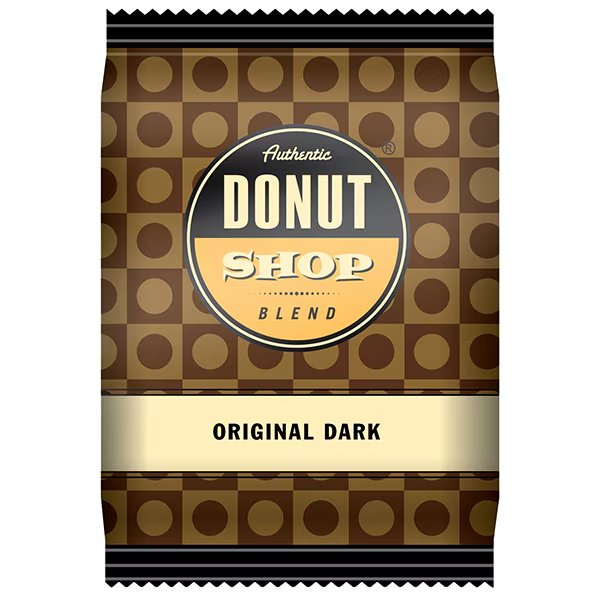 Donut Shop Dark Roast, 2.0 oz Fraction Packs, PK42 PK, Authentic Donut Shop Blend, Mfr#: RI5710