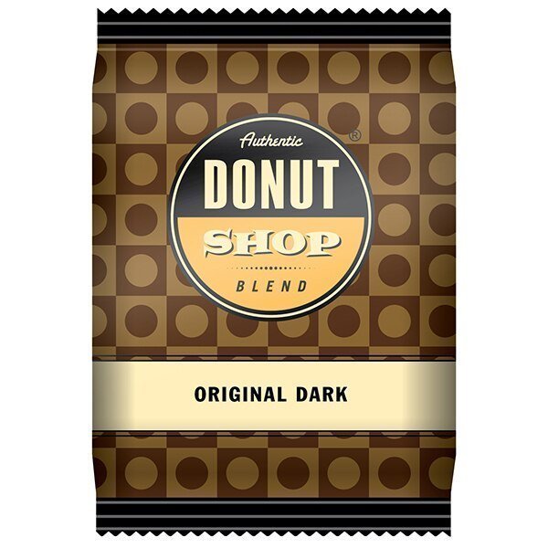 Donut Shop Dark Roast, 2.5 oz Fraction Packs, PK42 PK, Authentic Donut Shop Blend, Mfr#: RI5720