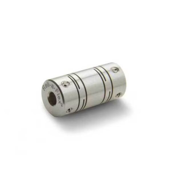Slit Coupling, Set Screw, Long, Bores 2x1.5mm, OD 6.0mm, Aluminum, Ruland, Mfr#: MRLS6-2-1.5-A