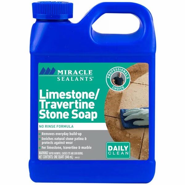 Sealant, Limestone & Travertine Stone Soap, Quart, Miracle Sealants, Mfr#: LTSS6QT