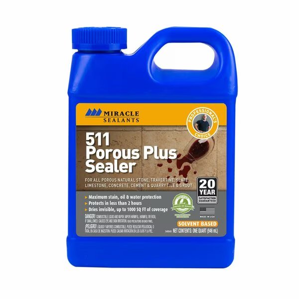 Sealant, 511 Porous Plus, Quart, Miracle Sealants, Mfr#: PLUSQT6
