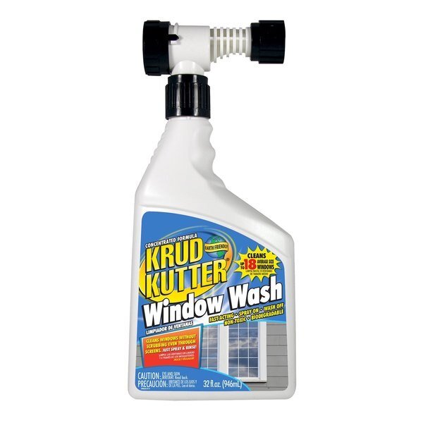 Window Wash Cleaner, 32 oz, Krud Kutter, Mfr#: WW32H4