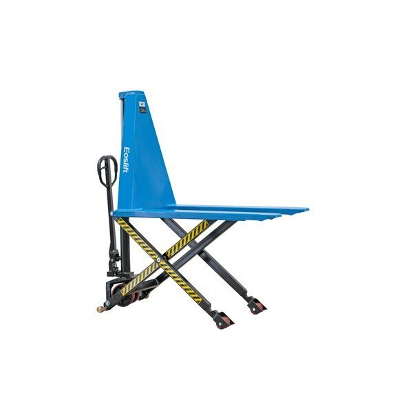 Industrial Grade I10 Manual Scissor Lift Jack 2,200 lbs. 27 in. x 46 in. with Polyurethane Wheels, Eoslift, Mfr#: I10
