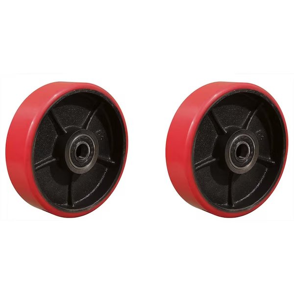 Standard EOS13 Replacement Pallet Jack Steering Wheel Set, 7 in. Diameter x 2 in. Hub Length x 20 mm ID, Eoslift, Mfr#: EOS13
