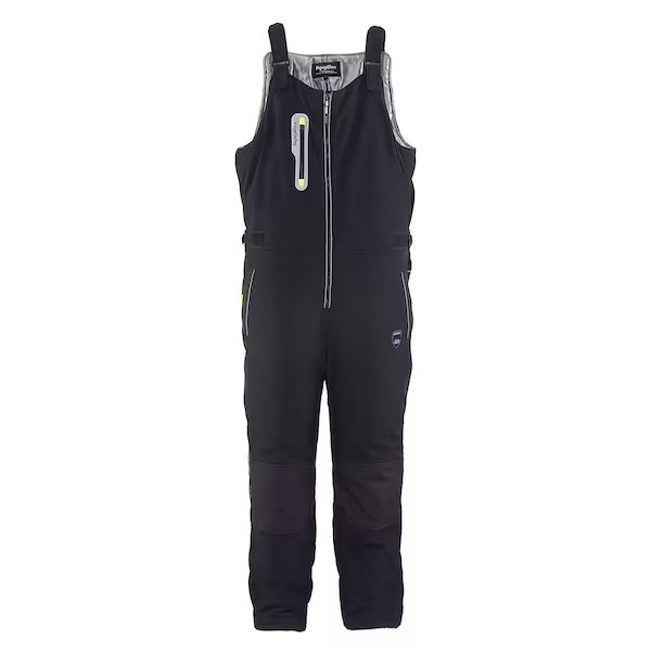 Extreme Softshell Bib Overalls Black Med, Refrigiwear, Mfr#: 0795RBLKMED