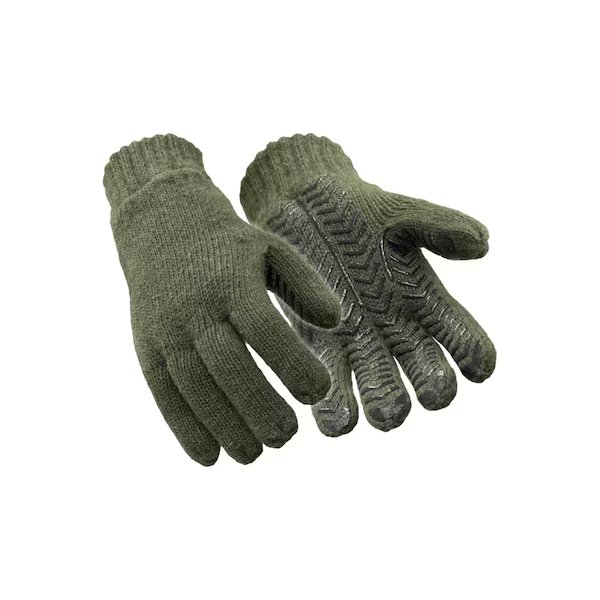 Insulated Wool Grip Glove Green Med, Refrigiwear, Mfr#: 0421RGRNMED