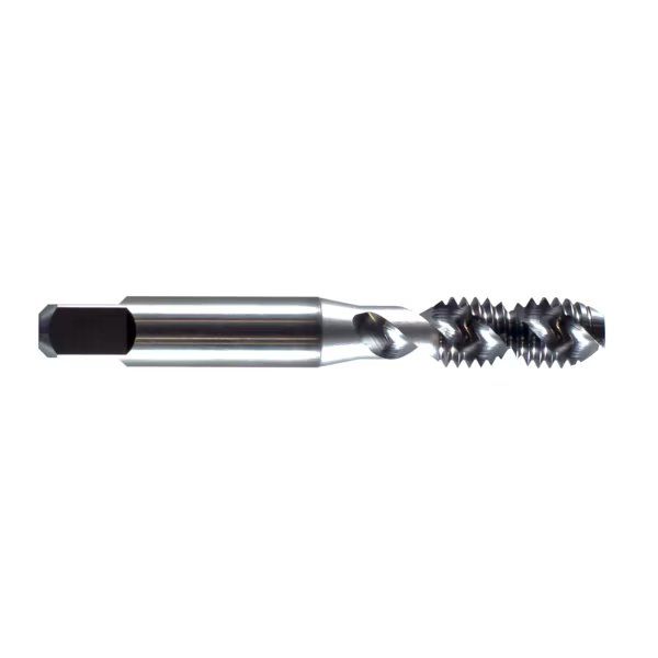 M3 x 0.5 D3 2 Flute Mod. Bottom SuperTuf Al Spiral Flute Tap w Chrome, Regal Cutting Tools, Mfr#: 076860MS