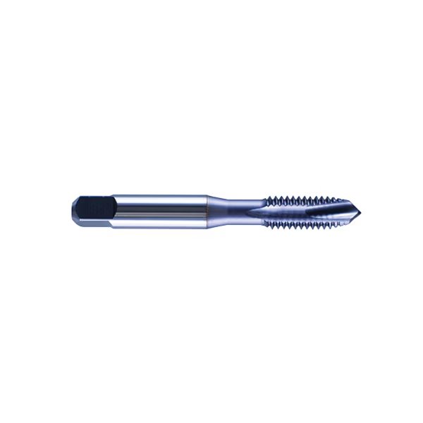 M6 x 1 D5 3 Flute Plug SuperTuf Ni Spiral Point Tap with TiAlN, Regal Cutting Tools, Mfr#: 075733MS