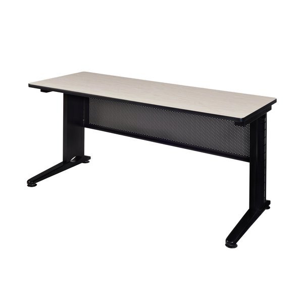 Rectangle Tables > Training Tables > Fusion Training Tables, 66 X 24 X 29, Wood|Metal Top, Maple, Fusion, Mfr#: MFTT6624PL