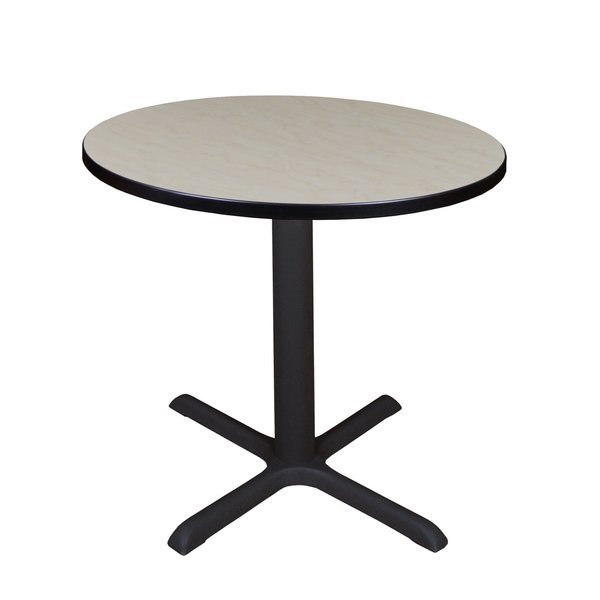 Round Tables > Breakroom Tables > Cain Square & Round Tables, 30 W, 30 L, 29 H, Wood|Metal Top, Cain, Mfr#: TB30RNDPL