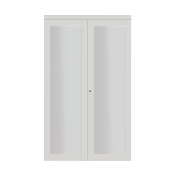 Renin 36 in. x 80 1/2 in. Euro 1-Lite Bifold Door, Renin, Mfr#: EU3010BWFGE036080