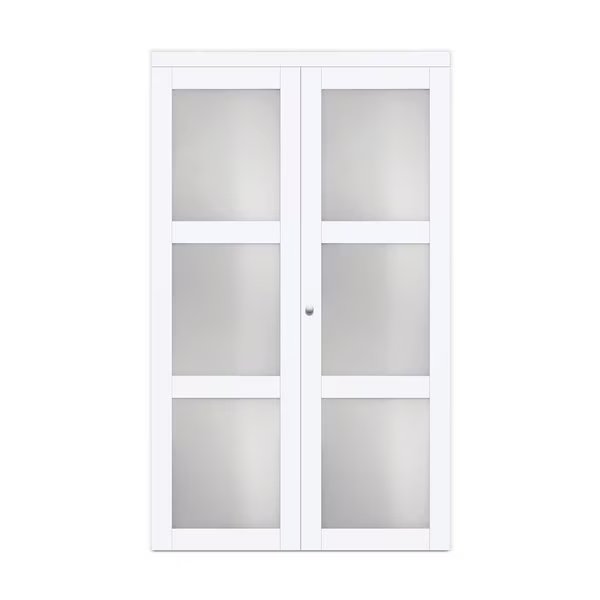 Renin 36 in. x  80 1/2 in.  Euro 3-Lite Bi-Fold Door, Renin, Mfr#: EU3080BWFGE036080