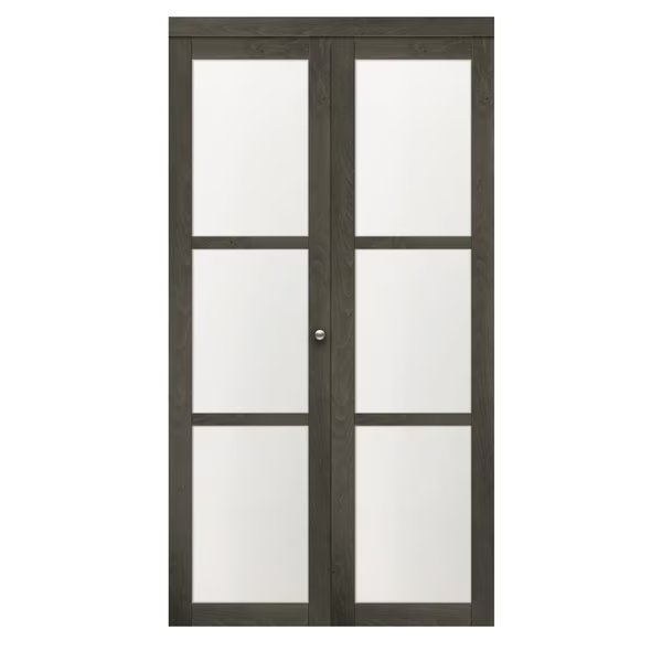 Renin 30 in. x 80 1/2 in. Euro 1-Lite Design Pivot Door, Renin, Mfr#: PV5401IAFGC030080