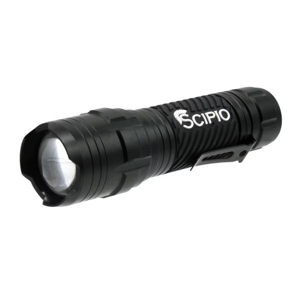 Aluminum Zoom Flashlight, Scipio, Mfr#: 306001A9