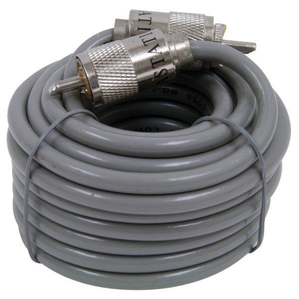 Coaxial Cable, w/PL259 Connector, 18ft., Astatic, Mfr#: 46471180