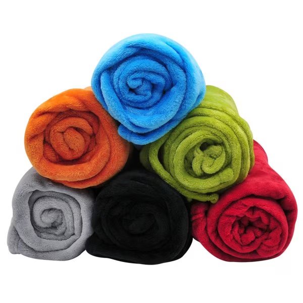 Plush Rolled Throw 50in X 60in Assorted, Blackcanyon Outfitters, Mfr#: BCO18009