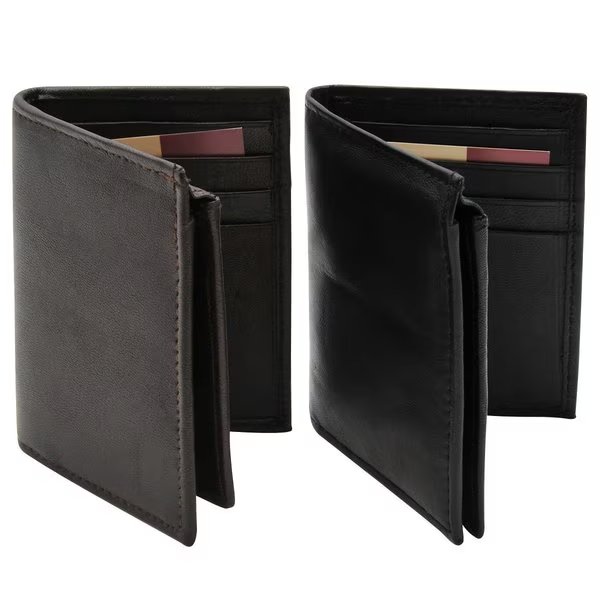 BCO RFID BIFOLD WALLET/ L-SHAPE/ BK/BR, Blackcanyon Outfitters, Mfr#: BCO5654RFID