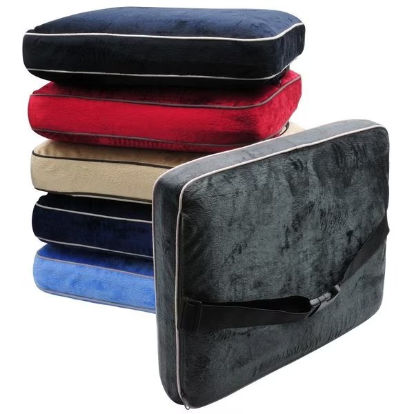 Travel Pillow Memory Foam Comfort with Washable Cover, Blackcanyon Outfitters, Mfr#: BCOSQPBUF