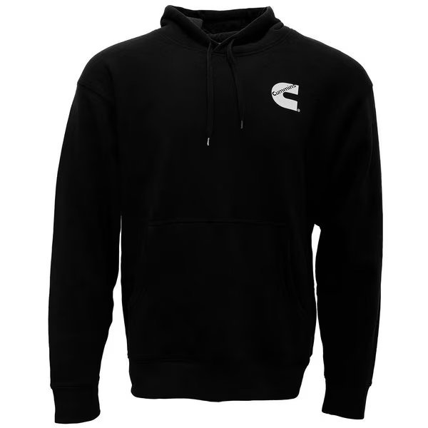 Pullover Fleece Hoodie Mens Black Sm, Cummins, Mfr#: CMN4791