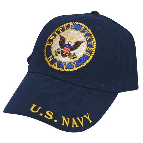 CAP  USN LOGO  NAVY-KHAKI ASSORTED, U.S. Military Merchandise, Mfr#: CP00202