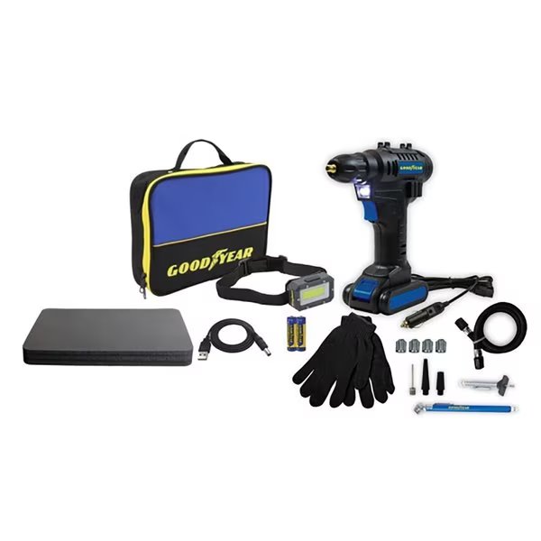 Rechargeable Tire Maintenance Kit, Goodyear, Mfr#: GY3197