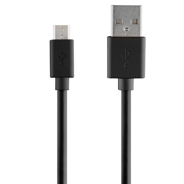 4 ft Micro to USB Cable  Black, Rove, Mfr#: RV06101