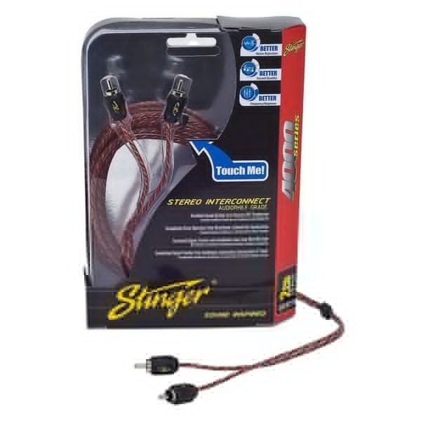 6'RCA, 2CH, TWISTED PAIR, 4000 SERIES, Stinger Electronics, Mfr#: SI426