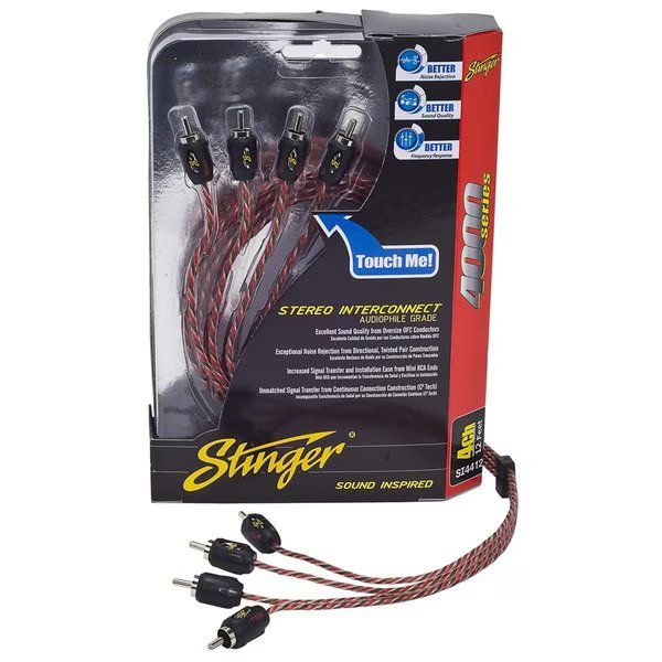 17'RCA 4CH TWISTED PR 4000 SERIES, Stinger Electronics, Mfr#: SI4417