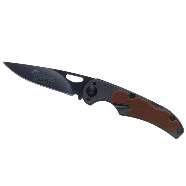 Tan Lockback Pocket Knife 2.75-Inch Blade Everyday Carry Folding Knife, Scipio, Mfr#: ST062T