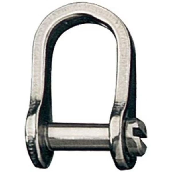 Shackle, Standard D, Slotted Pin, 5/32", Ronstan International, Mfr#: RF615A