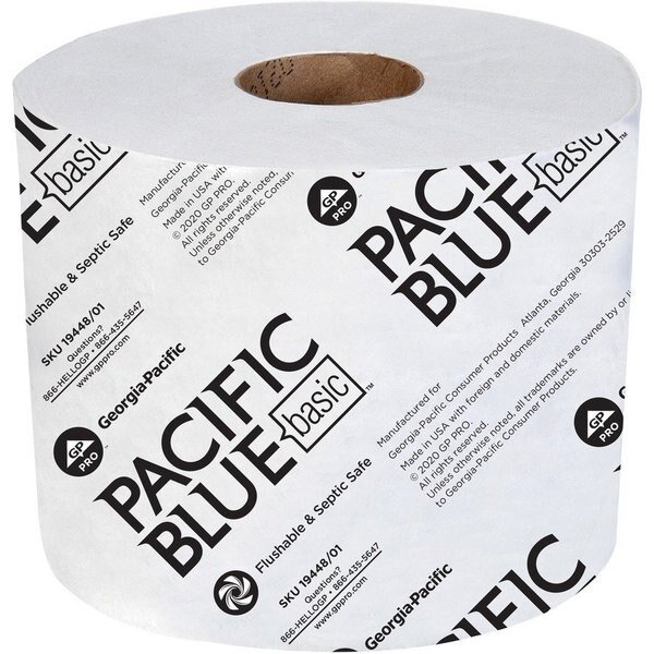 Bathroom Tissue, White, 48 PK, Pacific Blue Basic, Mfr#: GPC1944801
