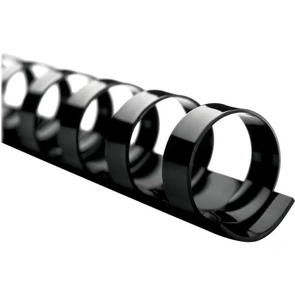 Binding Spines, 2" Diameter, 500Sht Cap, 50/BX, BK PK, Gbc, Mfr#: GBC4200022