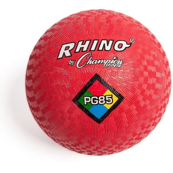Playground Ball, 8-1/2", Red, Champion Sports, Mfr#: CSIPG85RD