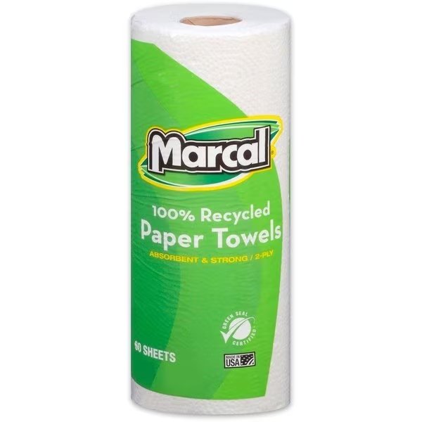 Paper Towels, White, 15 PK, Marcal, Mfr#: MRC6709