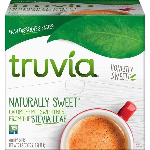 Natural Sweetener, 6-2/5"Wx7-3/5"Lx7-1/10"H, 400/CT, Multi PK, Truvia, Mfr#: TRU8890