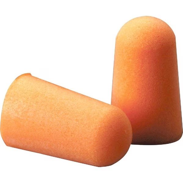 Polyurethane 1100 Uncorded Foam Earplugs, 29 dB, Orange, 5 PK, 3M, Mfr#: MMM1100
