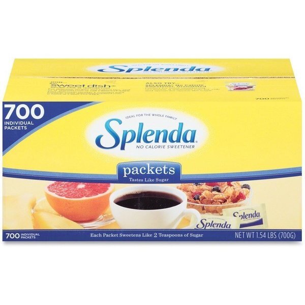 Sugar Substitute Packets, 1.0g, 700/BX, Yellow PK, Splenda, Mfr#: SNH200063