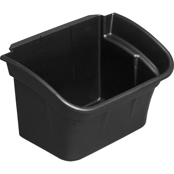 Bins, 4 Gal, f/Utility Cart, 17"x12-1/2"x10-1/2", 2PK, BK, Rubbermaid Commercial, Mfr#: RCP335488BLACT
