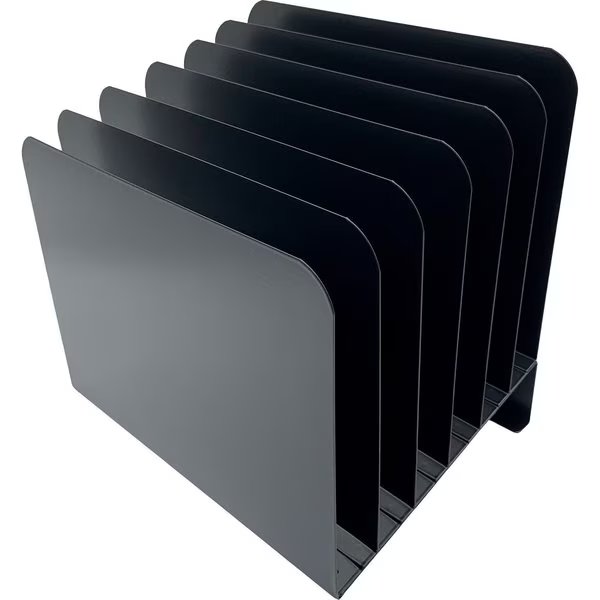 Slanted Vertical Slots Desktop Organizer, Huron, Mfr#: HURHASZ0156