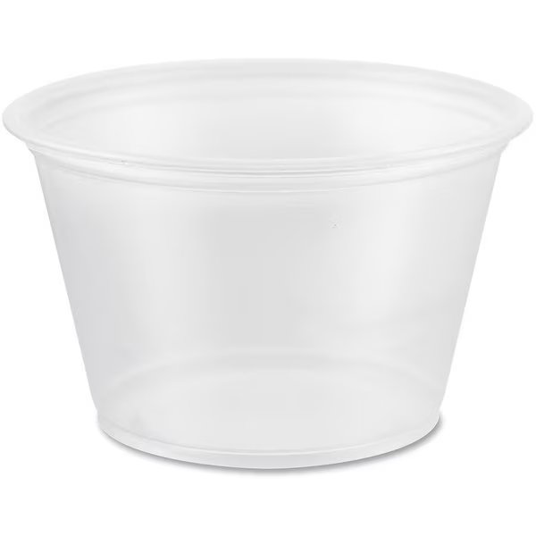 Cup, Portion, Plastic, Clr, 4Oz 20PK, Dart Container, Mfr#: DCC400PC