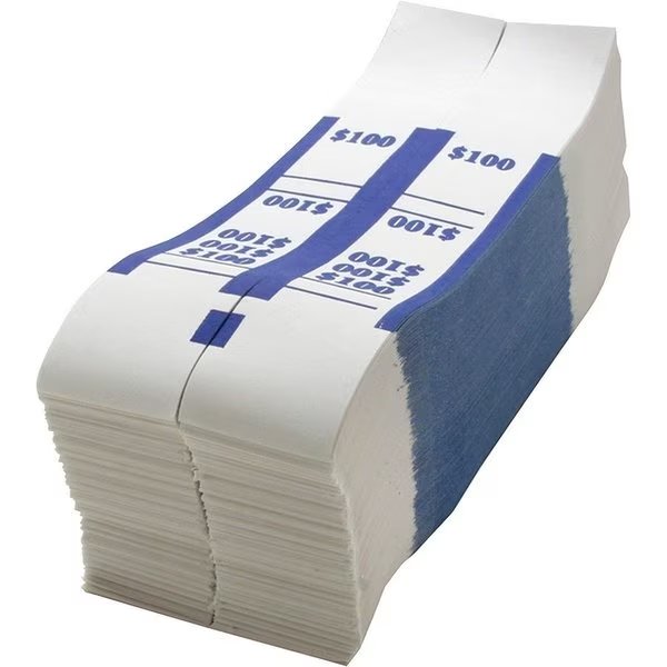 Strap, Currency, $100, Blue Pk, Sparco, Mfr#: SPRBS100WK