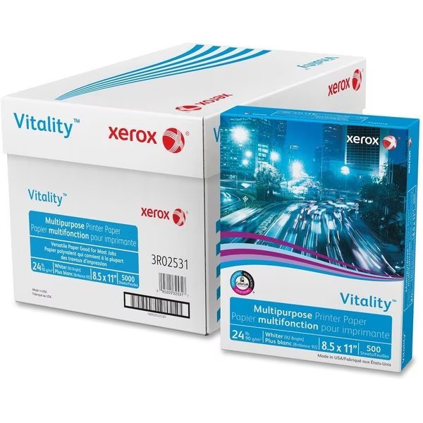 Paper, Copy, Vitality, 8.5X11 Pk, Xerox, Mfr#: XER3R02531