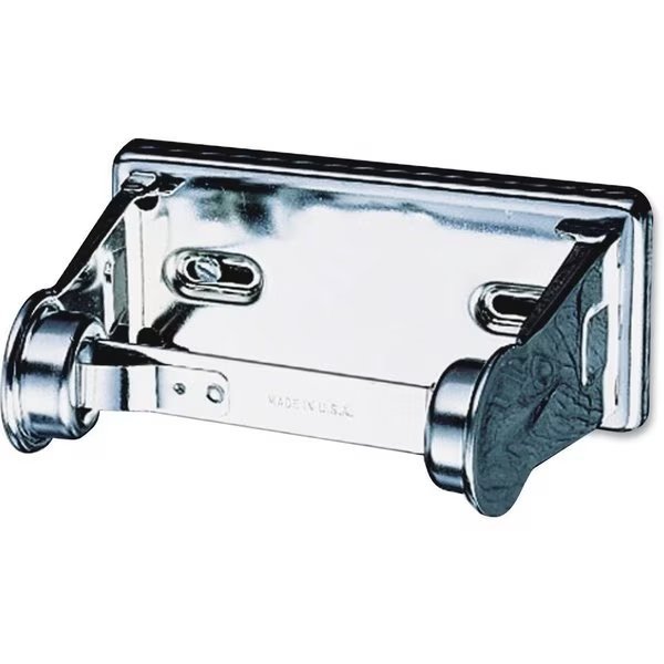 Dispenser, f/Bthrm Tissue, Locking, 6"x4-1/2"x2-3/4", Chrome, San Jamar, Mfr#: SJMR200XC
