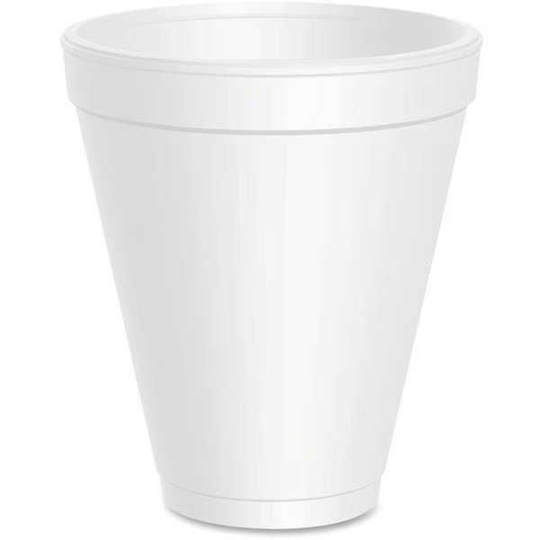 Cup, Foam, 12 Oz, Wht 25PK, Dart Container, Mfr#: DCC12J16