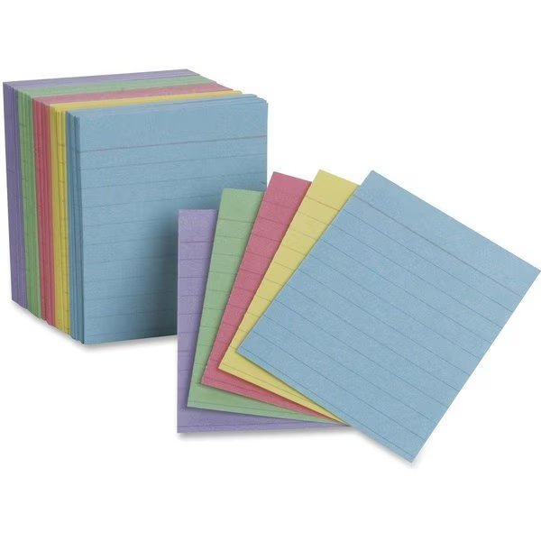 Card, Index, 1/2Sze, 200, Ast Pk, Tops, Mfr#: OXF10010